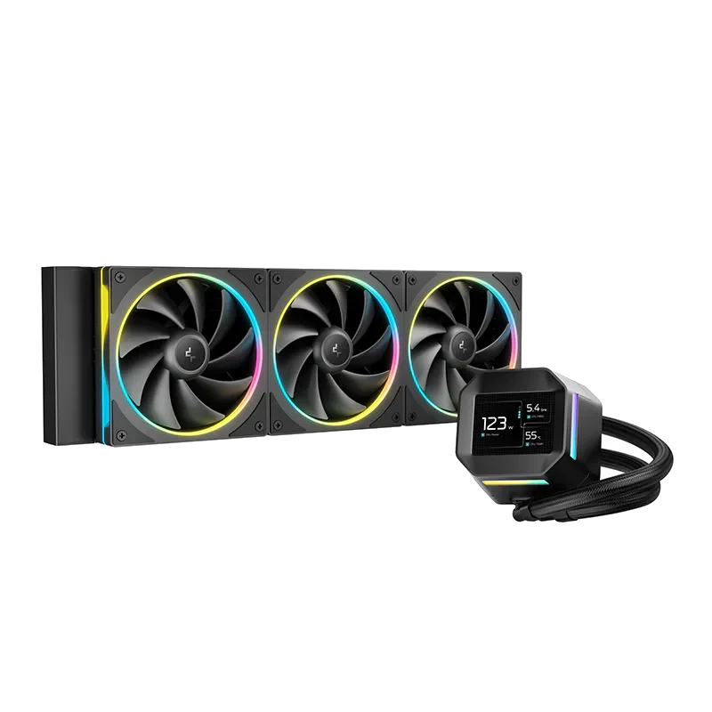 Deepcool LM360 360mm LCD Liquid CPU Cooler Black