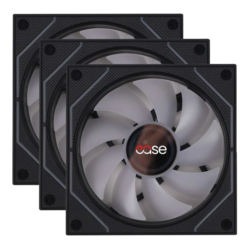 Ease 120mm Infinity Mirror ARGB Case Fan Triple Kit with Hub view 3
