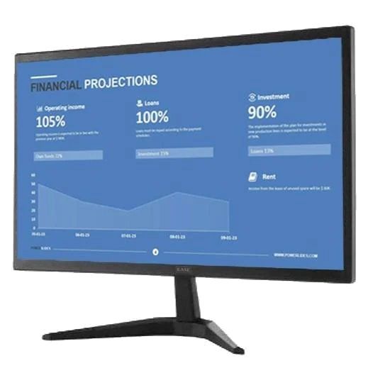Ease Office Monitor 19 inch 100Hz FHD IPS Frameless view 1