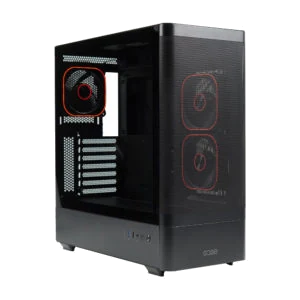 Ease Panoramic Mesh ATX Gaming Case with 3 ARGB Fans view 1