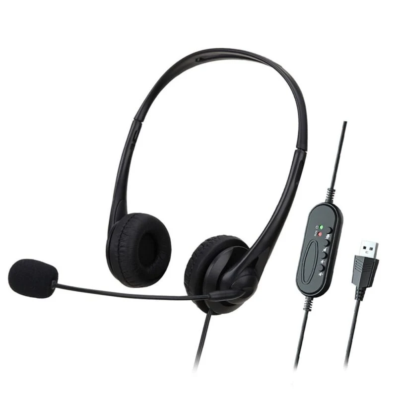 Ease EHU40 USB Wired Headset with Microphone
