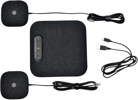 Ease Wireless Conference Speakerphone with 2 Extension Microphones view 2