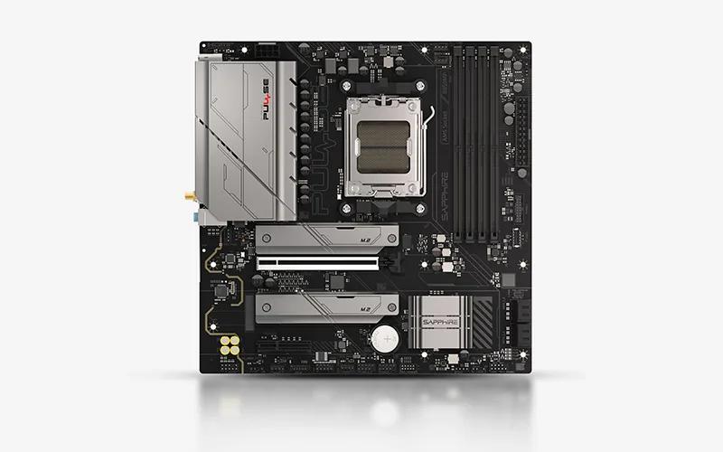 Sapphire Pulse B850M WIFI AMD B850 AM5 DDR5 Micro-ATX Motherboard