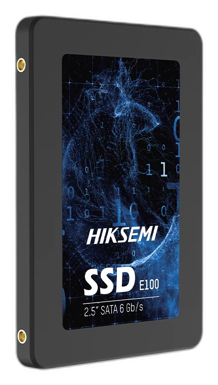 Hikvision HIKSEMI E100 2.5 inch SATA SSD, angled view