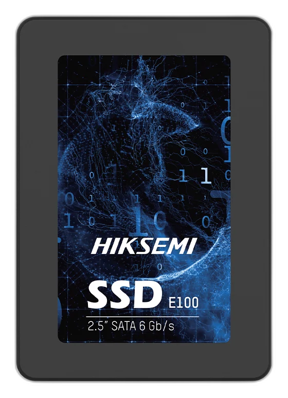 Hikvision HIKSEMI E100 2.5 inch SATA SSD, front angle