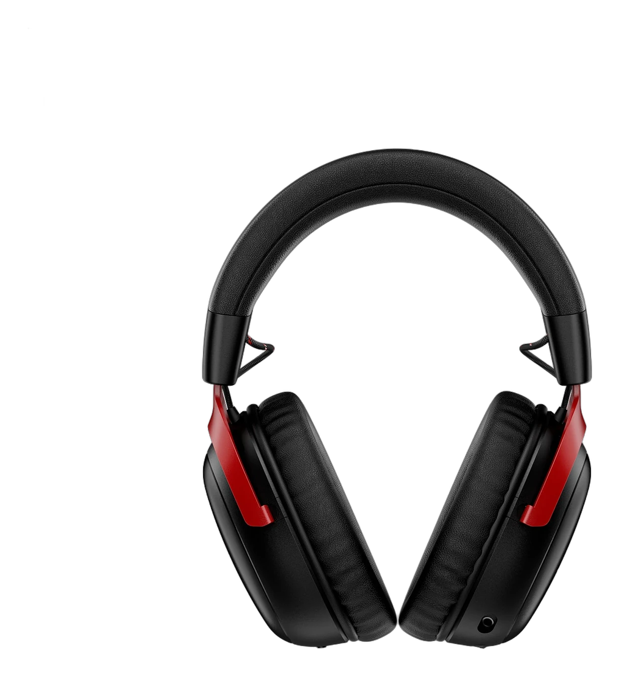 HyperX Cloud III S Wireless black and red headset front view