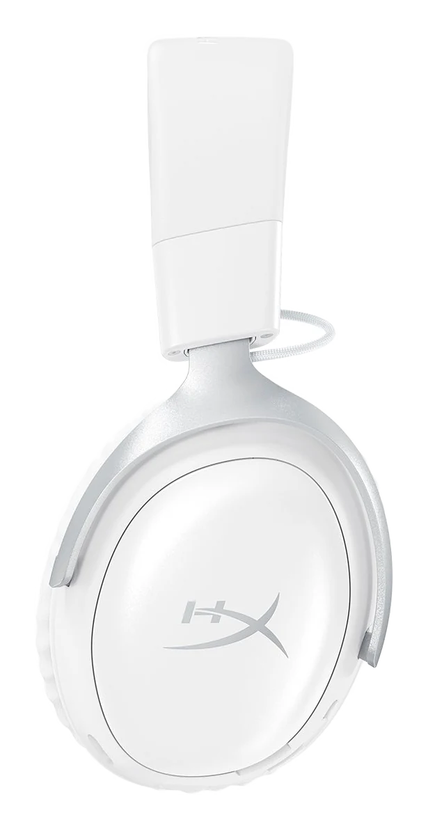 HyperX Cloud III S Wireless white headset side profile