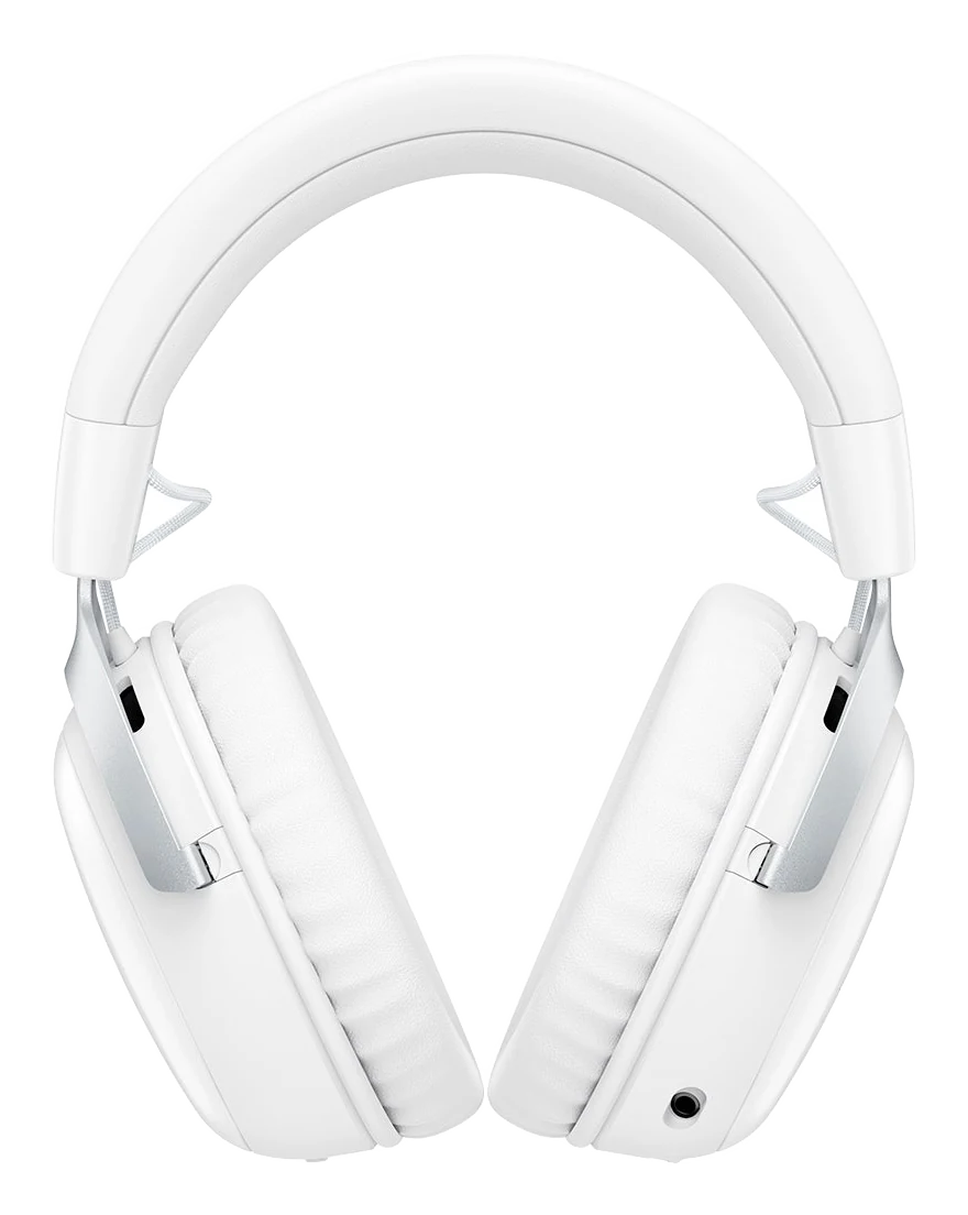 HyperX Cloud III S Wireless white headset front view