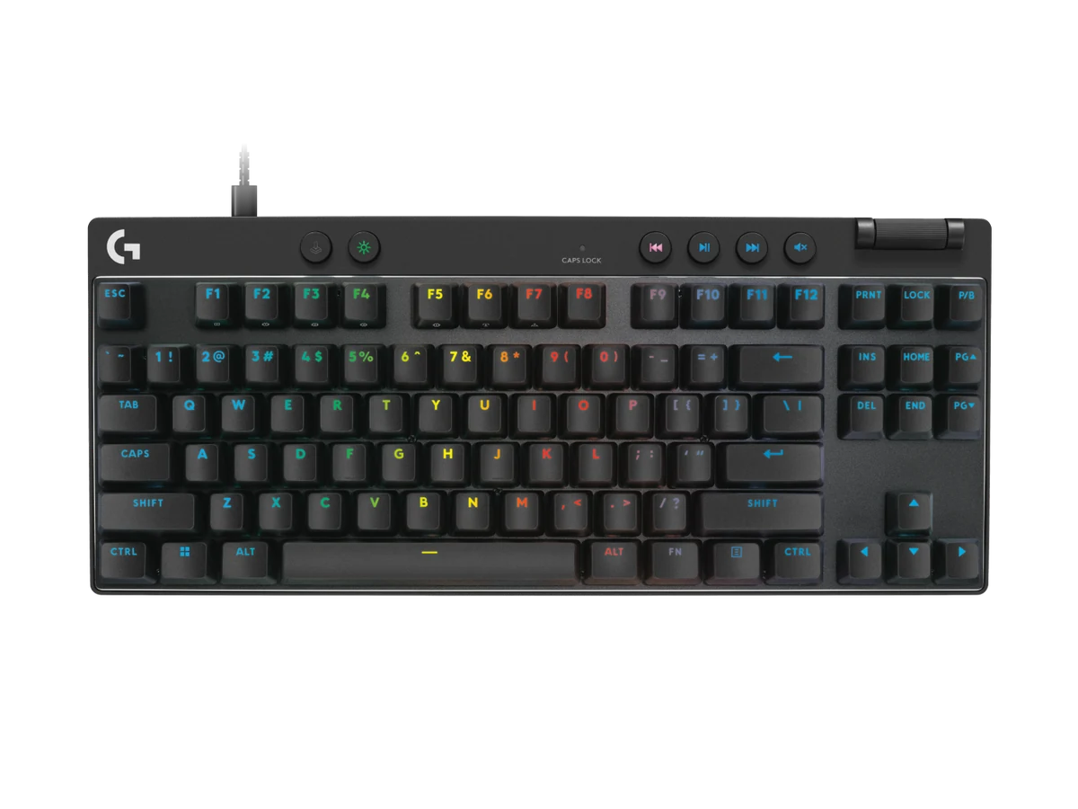 Logitech G Pro X TKL Rapid Gaming Keyboard (Black)