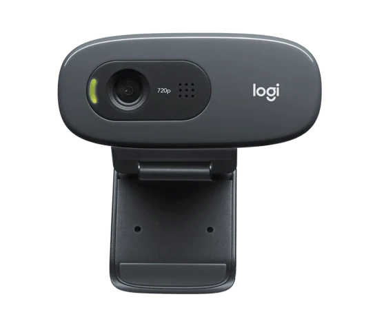 Logitech C270 HD Webcam (Black) view