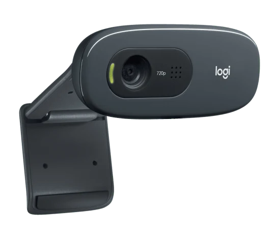 Logitech C270 HD Webcam (Black) view