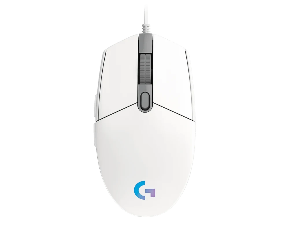 Logitech G102 LIGHTSYNC RGB 6-Button Gaming Mouse (White) view
