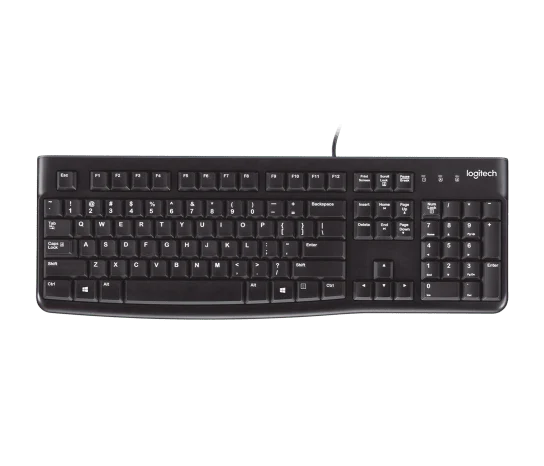 Logitech K120 Wired Keyboard (Black) view