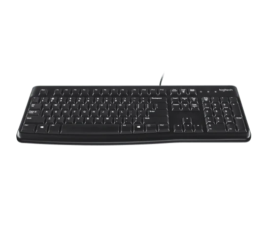 Logitech K120 Wired Keyboard (Black) view