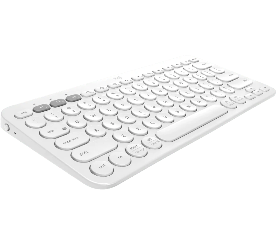 Logitech K380 Multi-Device Bluetooth Keyboard (White) view
