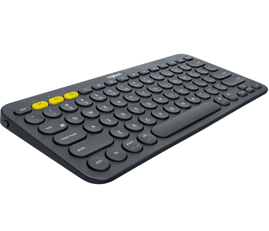 Logitech K380 Multi-Device Bluetooth Keyboard (Black) view