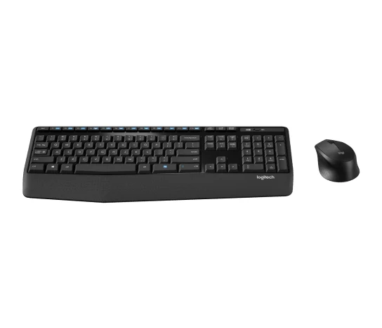 Logitech MK346P Wireless Keyboard and Mouse Combo with Palm Rest