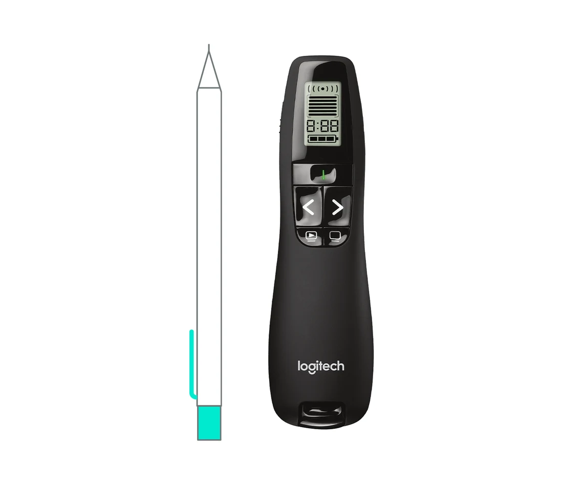 Logitech R800 Wireless Professional Presenter (Green Laser)