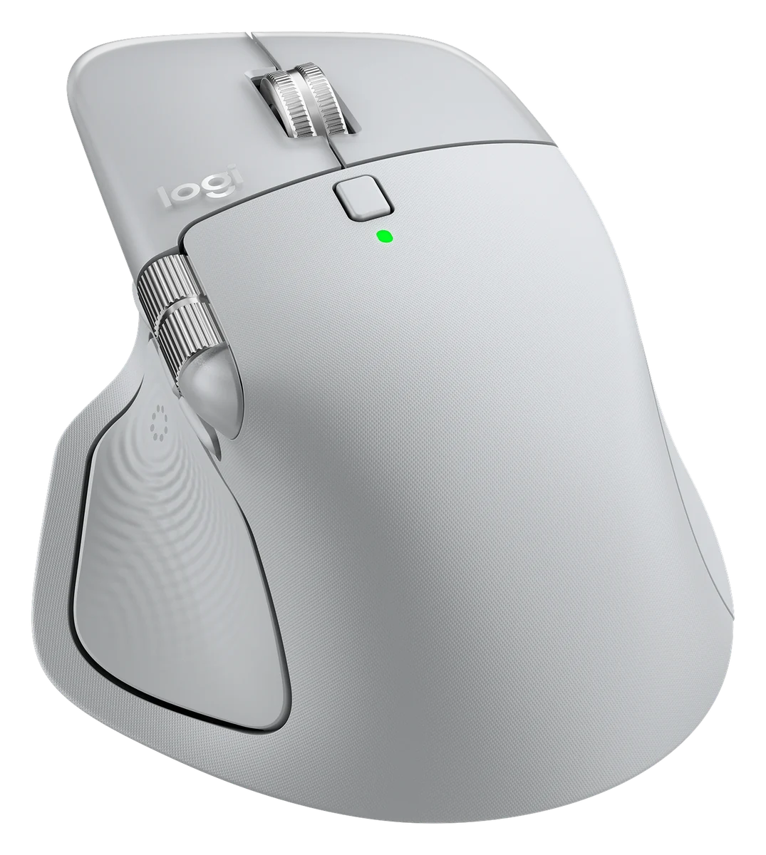Logitech MX Master 4 Performance Wireless Mouse - Pale Gray (910-007566), view 3