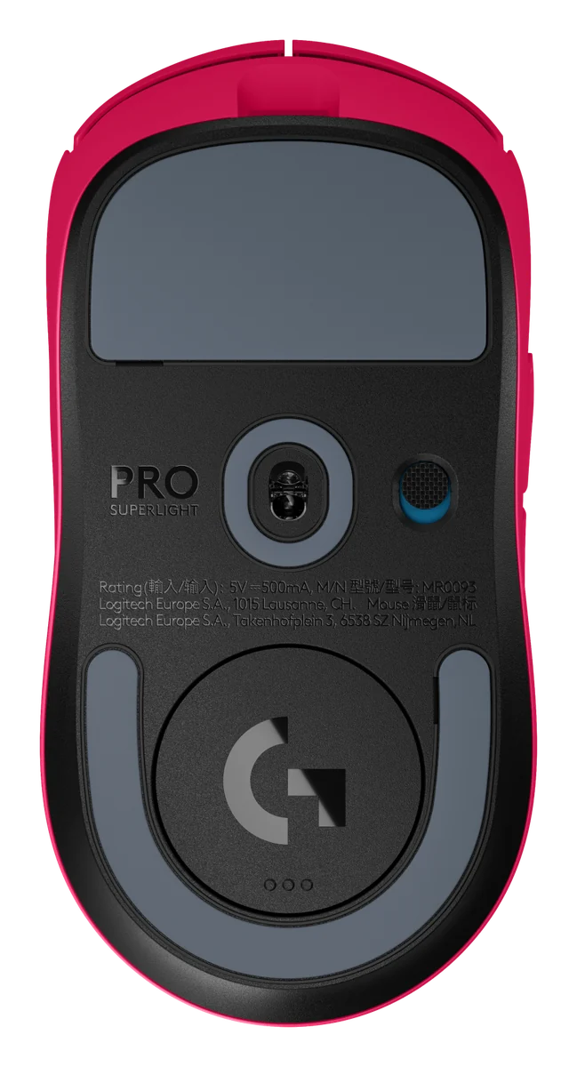 Logitech PRO X SUPERLIGHT 2 Wireless Gaming Mouse in Magenta, view 6