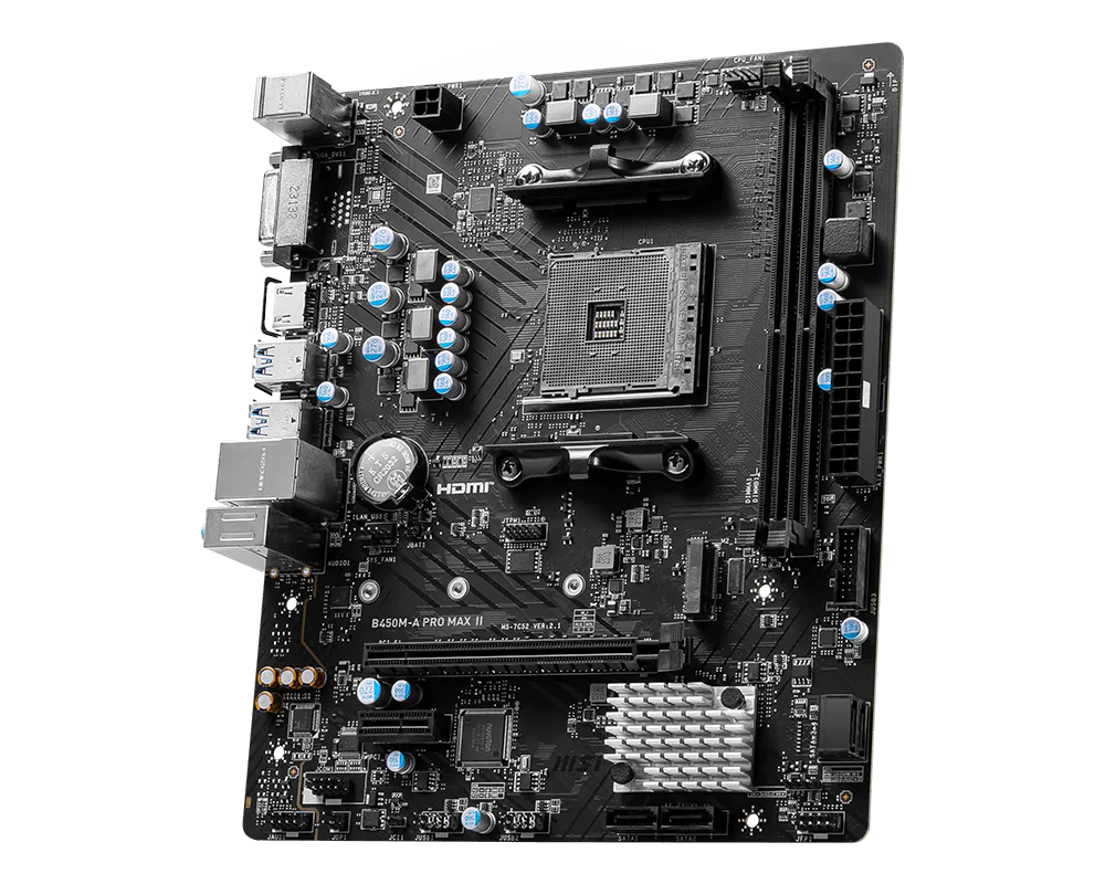 MSI B450M-A PRO MAX II view 2