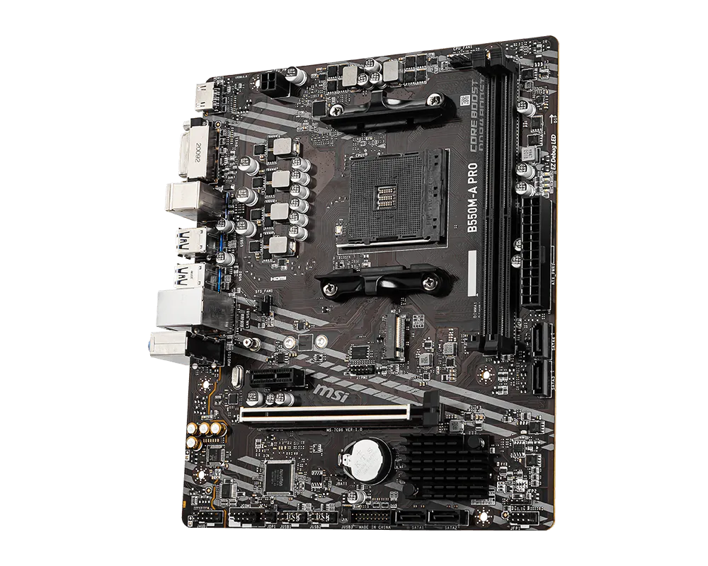 MSI B550M-A PRO view 2