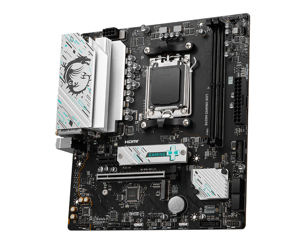 MSI B650M GAMING WIFI view 2
