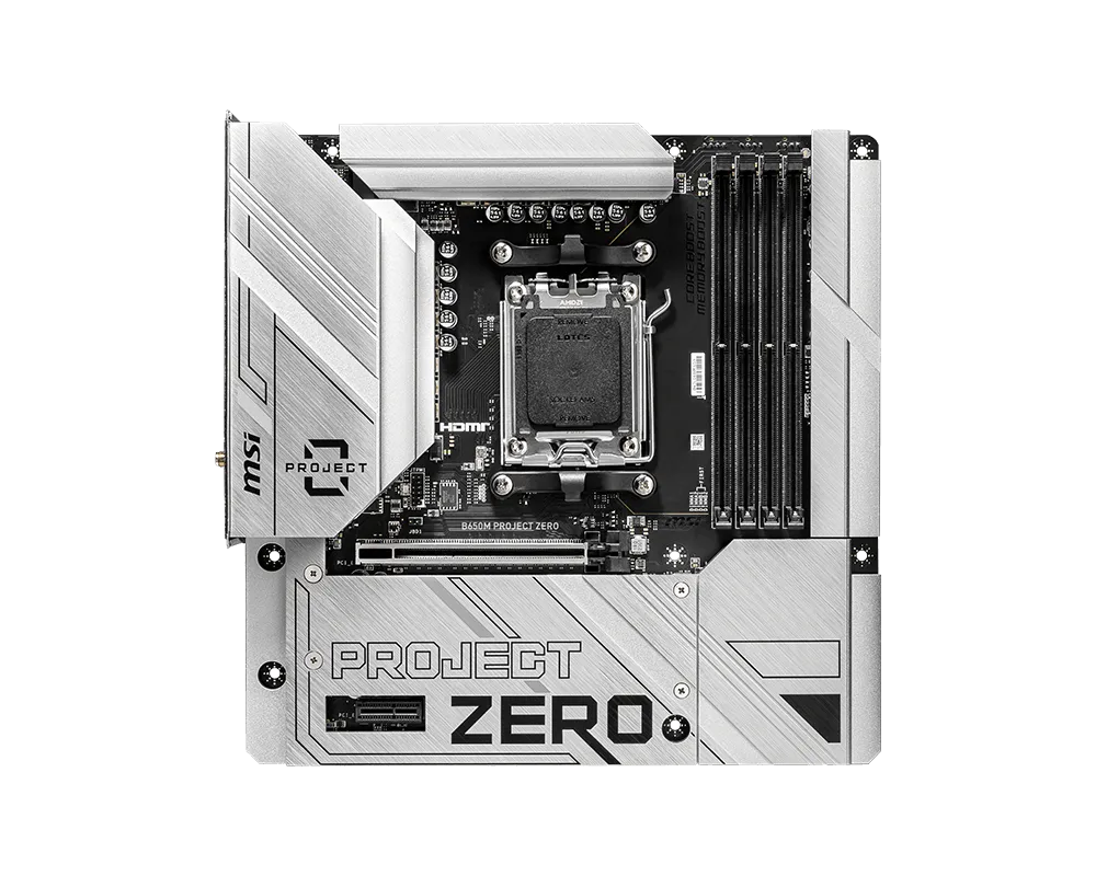 MSI B650M PROJECT ZERO view 1