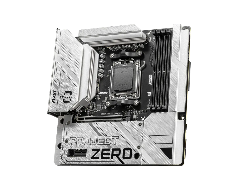 MSI B650M PROJECT ZERO view 2
