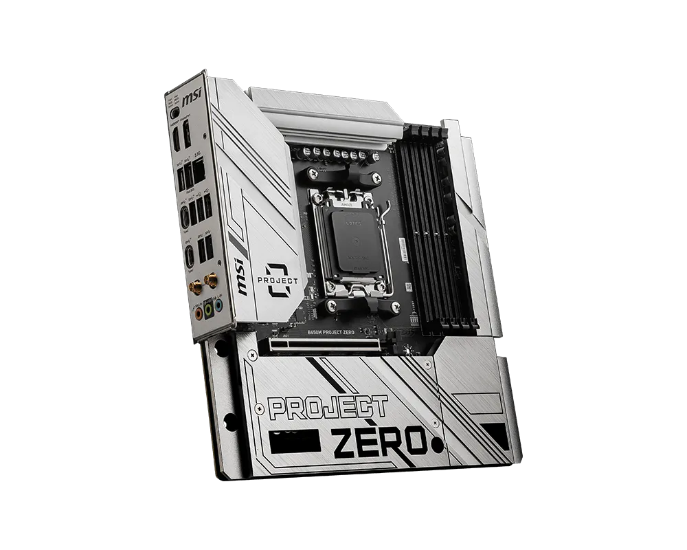 MSI B650M PROJECT ZERO view 3