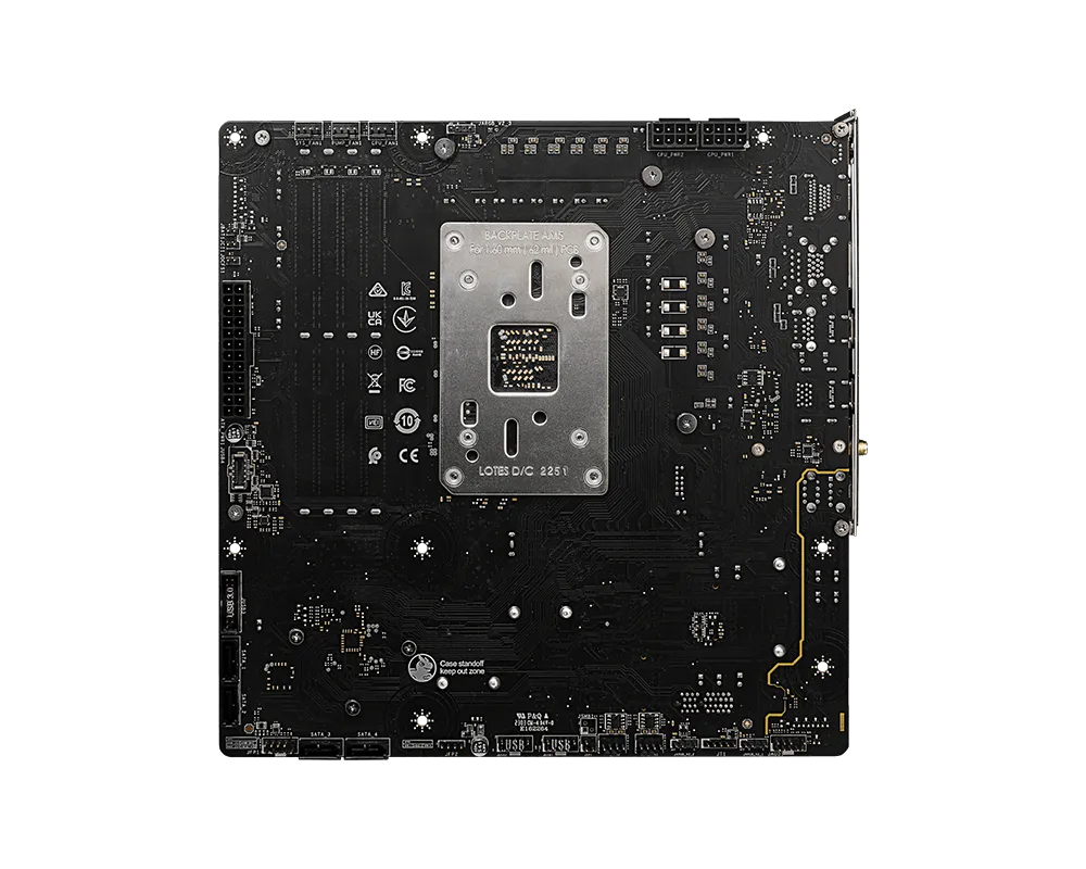 MSI B650M PROJECT ZERO view 4