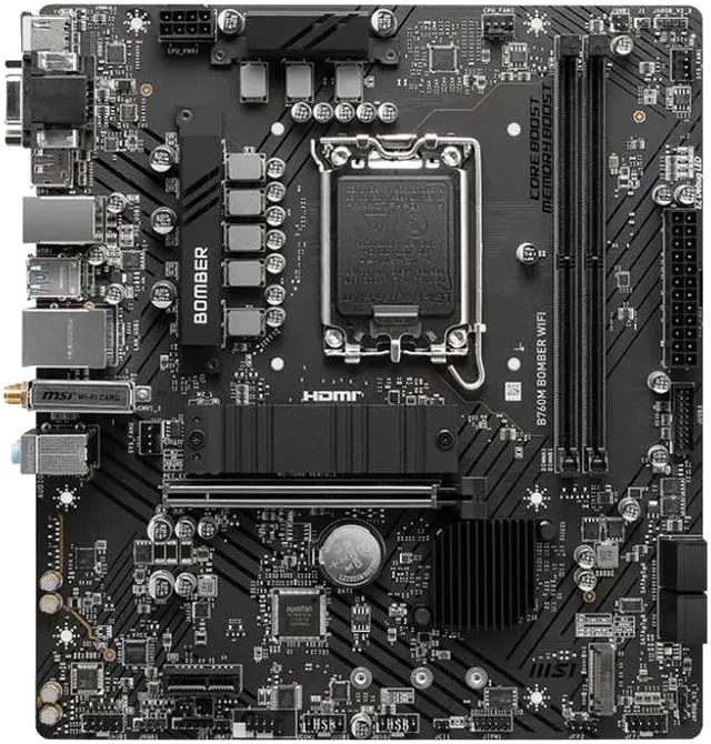 MSI B760M BOMBER WIFI view 1
