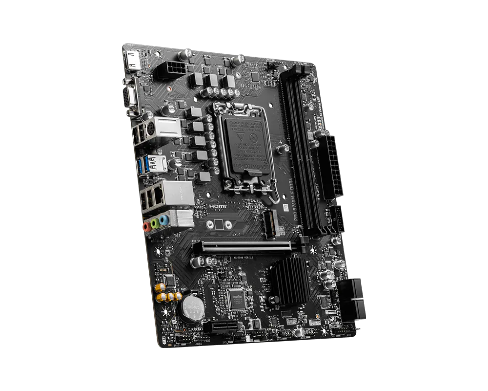 MSI PRO B760M-E DDR4 view 2