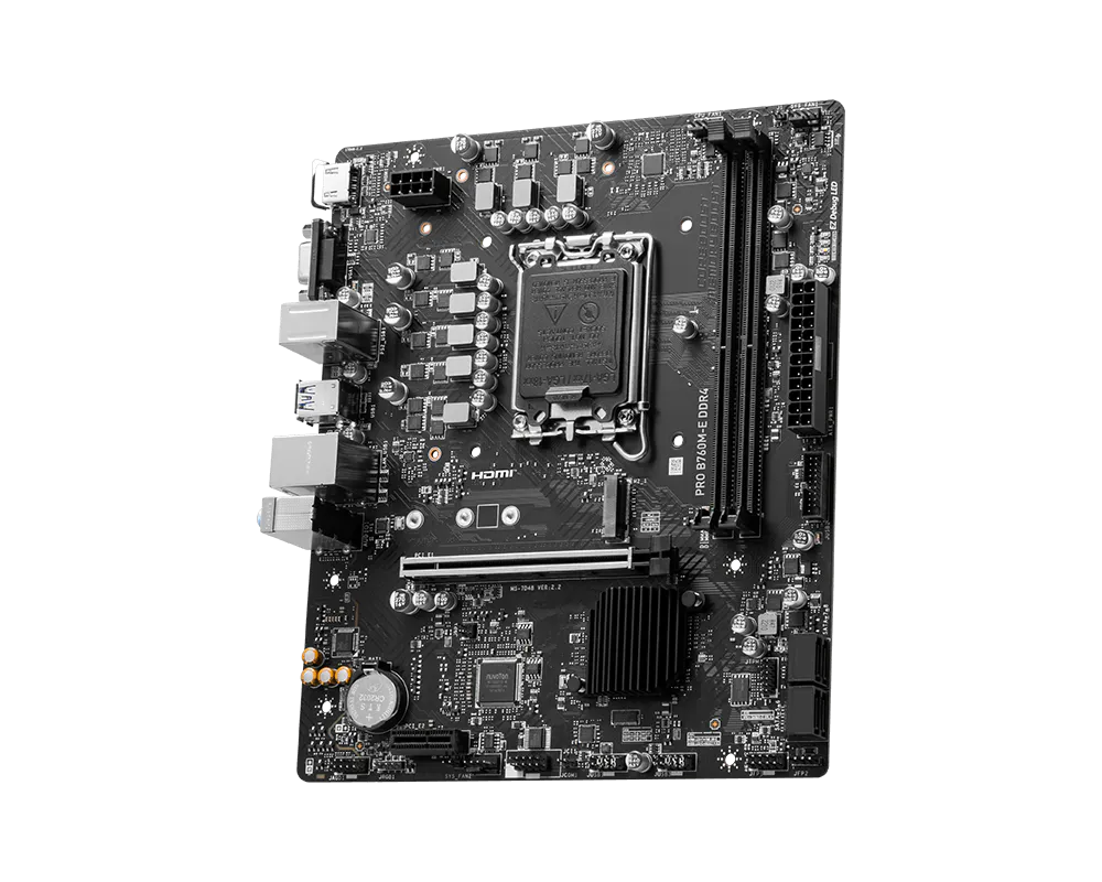 MSI PRO B760M-E DDR4 view 3