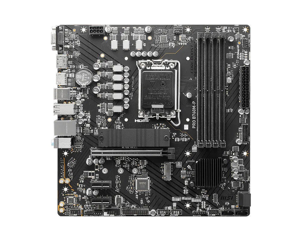 MSI PRO B760M-P DDR5 view 1