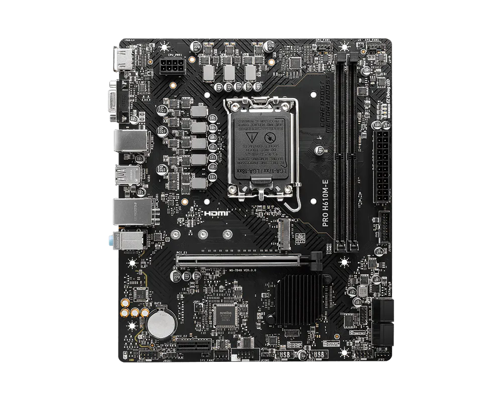 MSI PRO H610M-E DDR5 view 1