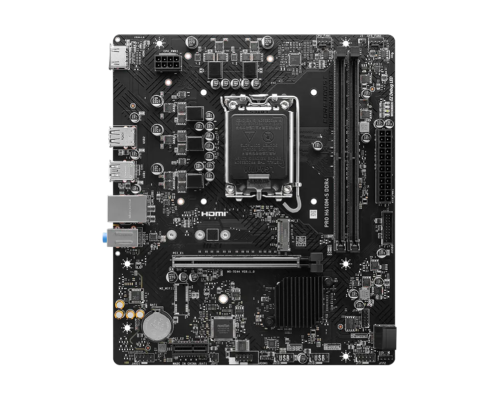 MSI PRO H610M-S DDR4 view 1
