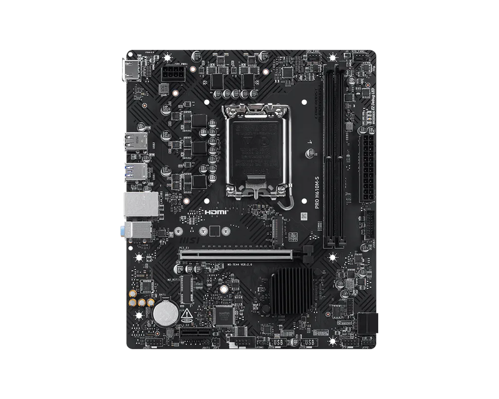 MSI PRO H610M-S DDR5 view 1