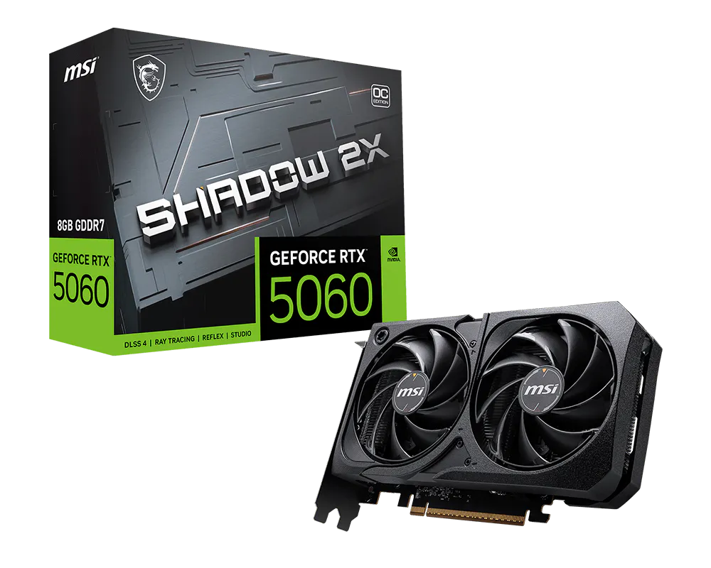 MSI GeForce RTX 5060 SHADOW 2X 8G OC view 5