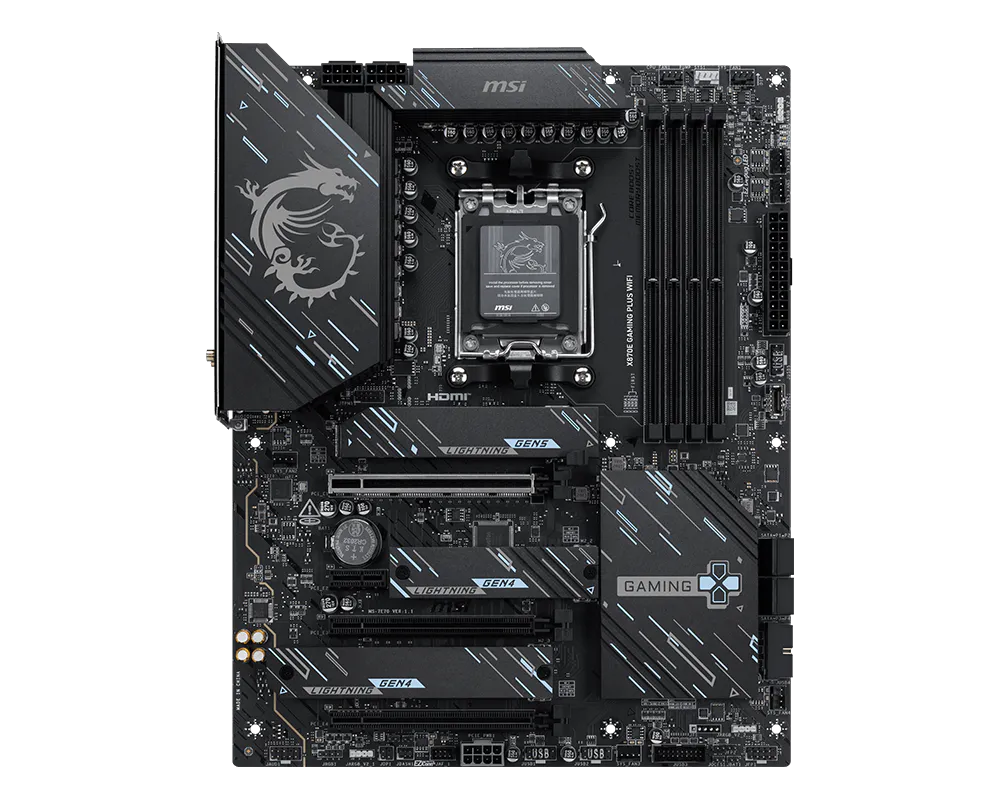 MSI X870E GAMING PLUS WIFI view 1