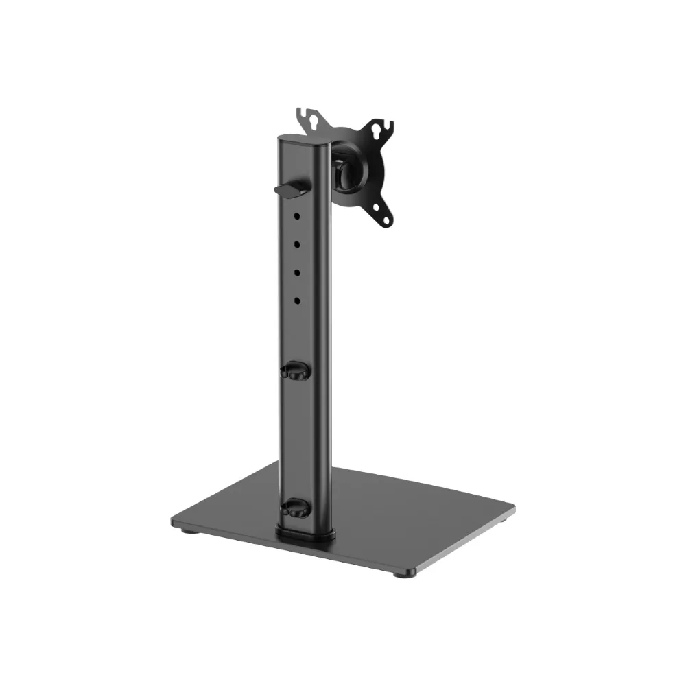 MS-01 Height-Adjustable Monitor Stand with Tempered Glass Base