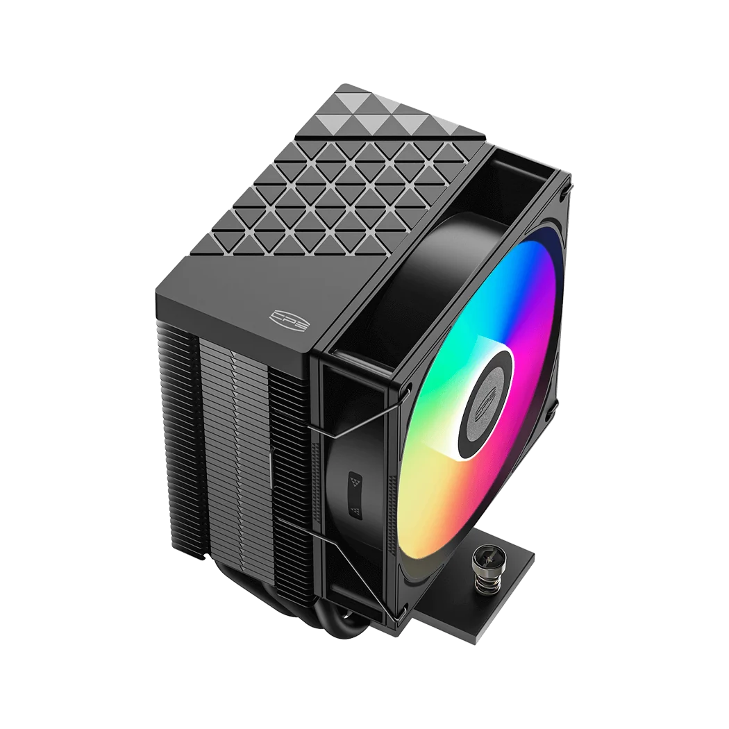 PCCOOLER R300 ARGB CPU Air Cooler, 3 Heatpipes, 92mm ARGB Fan, view 2