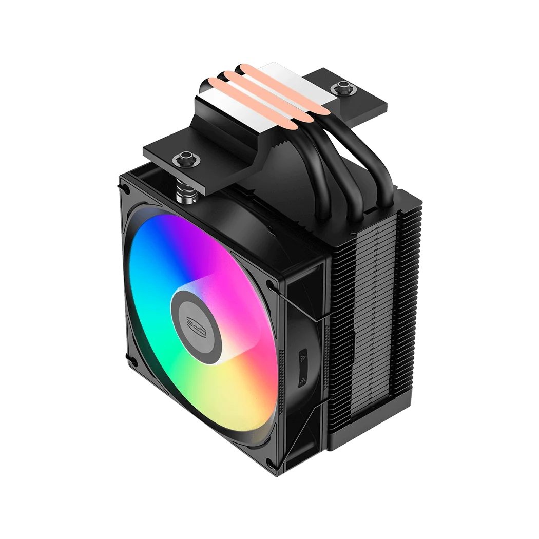 PCCOOLER R300 ARGB CPU Air Cooler, 3 Heatpipes, 92mm ARGB Fan, view 4