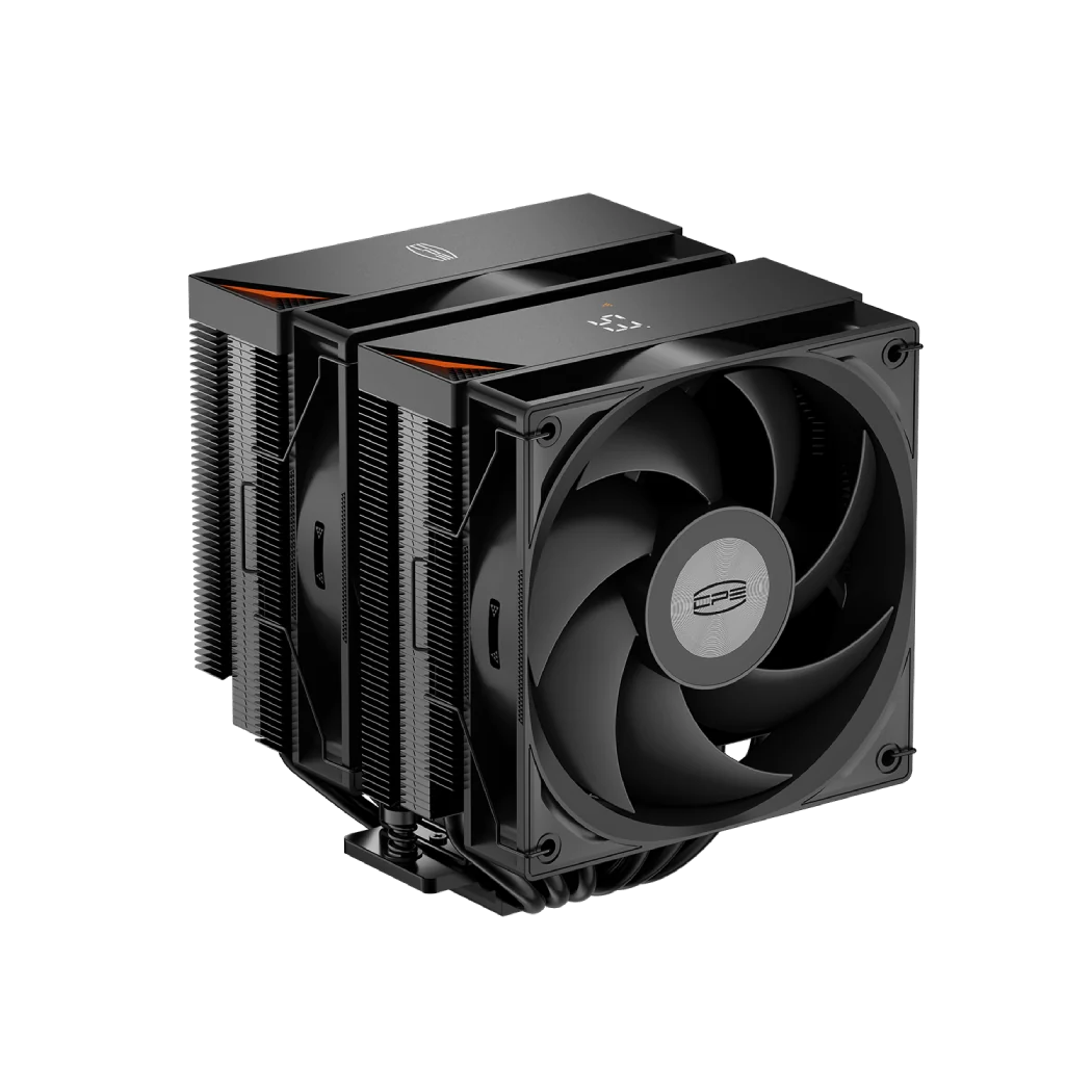 PCCOOLER RT620Pro Digital Dual Tower CPU Air Cooler with Temperature Display, view 1