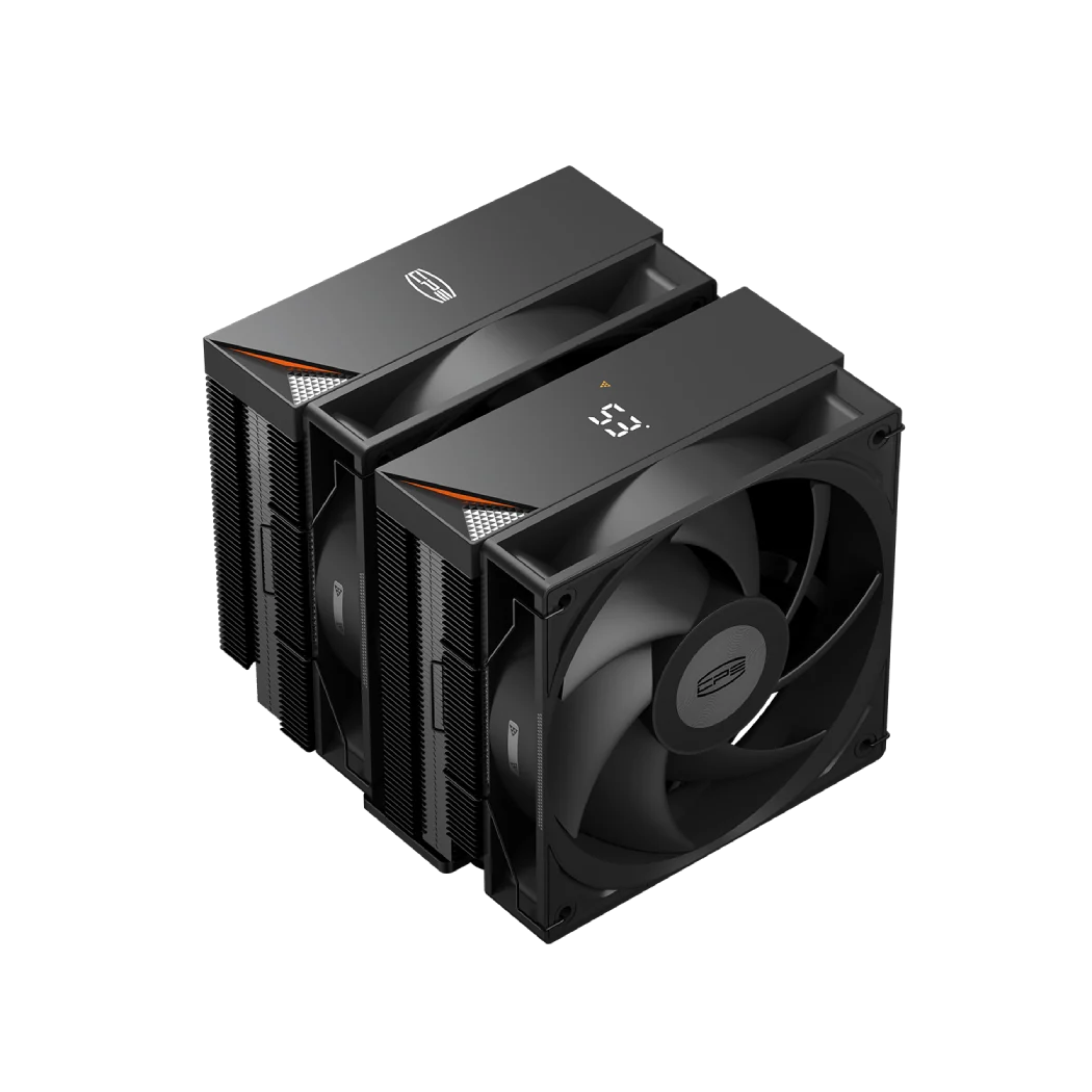PCCOOLER RT620Pro Digital Dual Tower CPU Air Cooler with Temperature Display, view 2