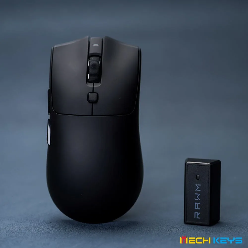 RAWM SH01 Pro 8K Wireless Gaming Mouse - Black - Black