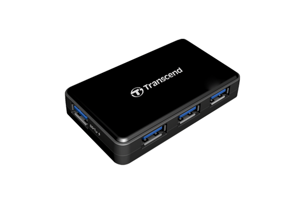 Transcend HUB3K USB 3.0 4-Port Hub with Power Adapter view 2