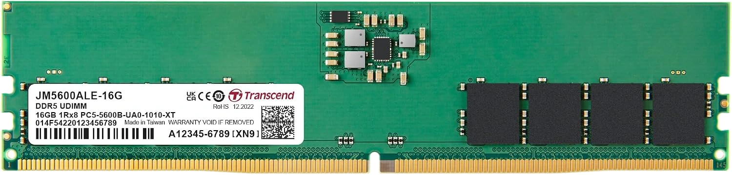 Transcend JetRam DDR5 Desktop Memory (DIMM) view 2