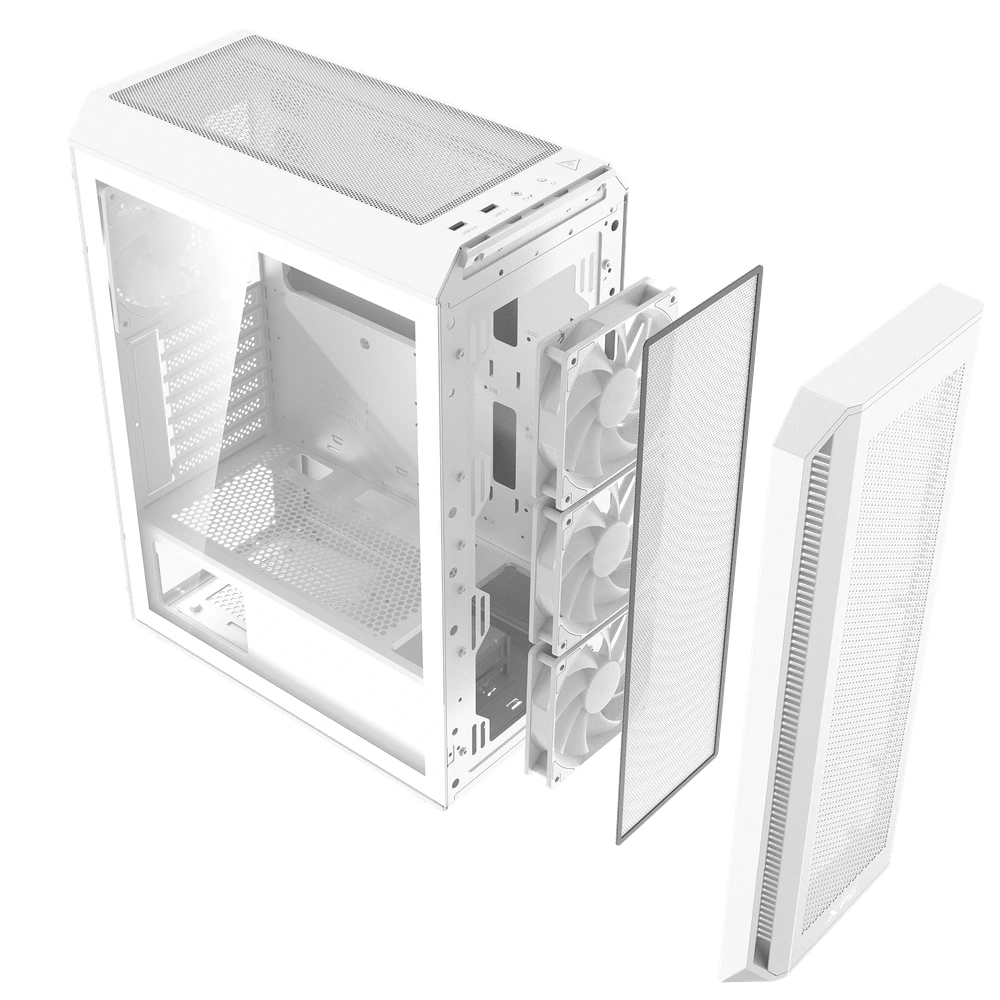 XPG Valor Air Plus White ATX mid-tower case, view 10