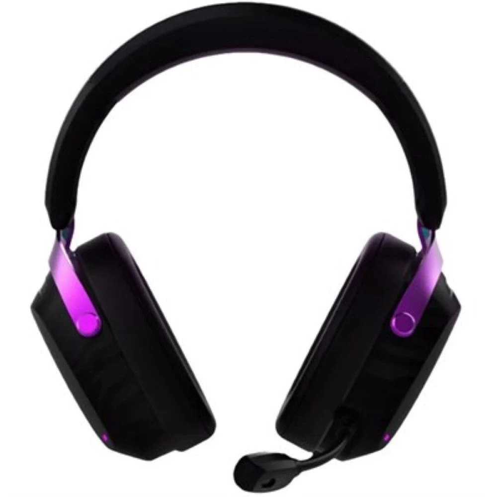 ZIDLI Wireless 7.1 Surround Sound Gaming Headset - Black/Purple